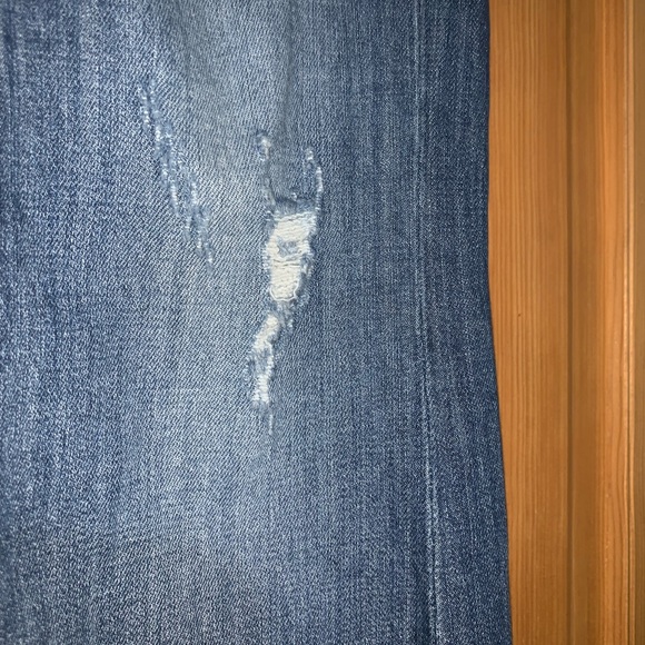 Miss Me Bootcut Light Wash White Stitch Jeans 25 - Picture 5 of 8